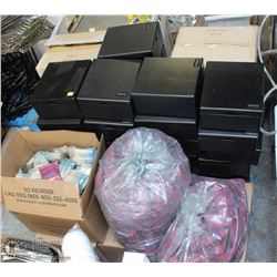 PALLET OF INDIVIDUAL COFFEE PACKETS, HOLDERS AND