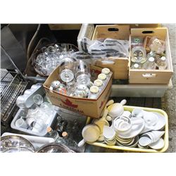 PALLET OF MISC GLASSWARES