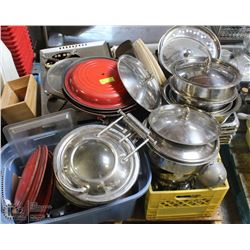 PALLET OF MISC COOKWARE