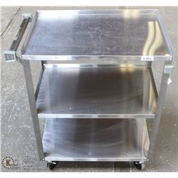 24" X 15" STAINLESS STEEL CART - NEW