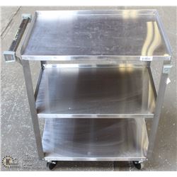 24" X 15" STAINLESS STEEL CART - NEW