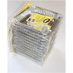 SQUARE CAKE PANS WITH LIDS 1 CASE WITH 8 BOXES