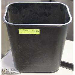 SMALL BLACK WASTE BASKET BLACK