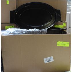 ON CHOICE:PLASTIC OVAL PLATTERS, JOHNSON-ROSE (12)