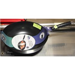 11" CARBON STEEL NON STICK WOK