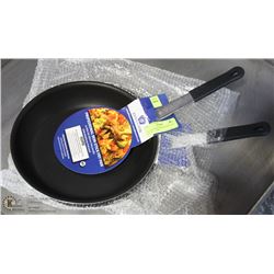 10" COATED ALUMINUM FRY PANS - LOT OF 2 - NEW
