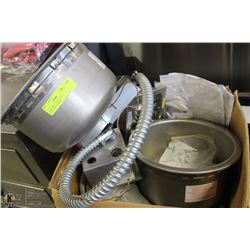 2 NEW BUILT IN ROUND 12" MODULAR WARMER &