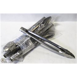 ON CHOICE: 8 NEW 9" STAINLESS EXTRA HD TONGS -