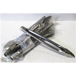 ON CHOICE: 8 NEW 9" STAINLESS EXTRA HD TONGS -