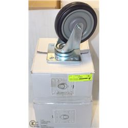 4 NEW CASTORS NON-LOCKING - 2-3/8"
