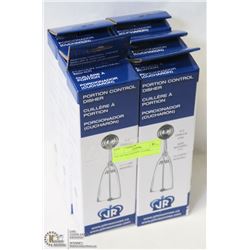 ON CHOICE: SET OF SIX PORTION SCOOPS