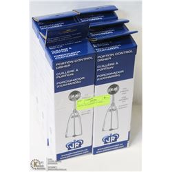 ON CHOICE: SET OF SIX PORTION SCOOPS