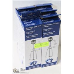 ON CHOICE: SET OF SIX PORTION SCOOPS