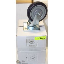 NEW CASTORS NON-LOCKING WITH 4"