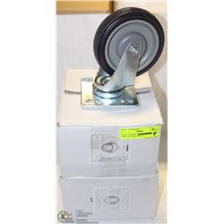 NEW CASTORS NON-LOCKING WITH 4"
