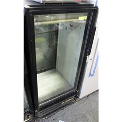 TRUE COOLER WITH FRONT AND BACK GLASS DOORS