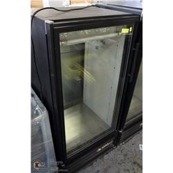 TRUE COOLER WITH FRONT AND BACK GLASS DOORS