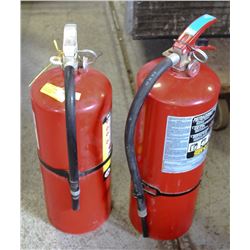 LOT OF TWO 20LB FIRE EXTINGUISHERS