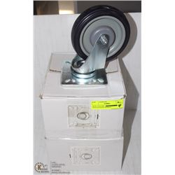 ON CHOICE:NEW CASTORS NON-LOCKING WITH 4"