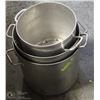 Image 1 : LOT OF 3 ASSORTED STOCK POTS