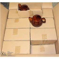 ON CHOICE: NEW 2 CUP TEAPOTS - BROWN - ONE CASE