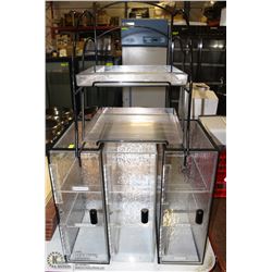 LOT OF 4 DISPLAY SHOWCASES