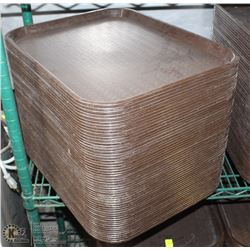 LOT OF APPROX 50 CAFETERIA TRAYS