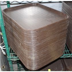 LOT OF APPROX 50 CAFETERIA TRAYS