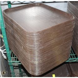 LOT OF APPROX 50 CAFETERIA TRAYS