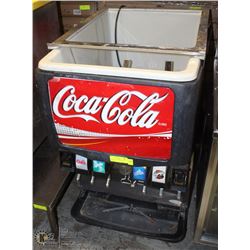 COCA COLA POP DISPENSER WITH ICE MAKER
