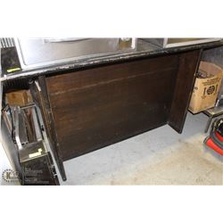 WOODEN BAR COUNTER