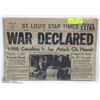 Image 1 : 1941 ISSUE ST. LOUIS STAR TIMES 7TH WAR EXTRA
