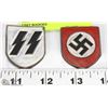 Image 1 : GERMAN VINTAGE 2 AFRICA KORPS UNIT BADGES