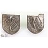 Image 2 : GERMAN VINTAGE 2 AFRICA KORPS UNIT BADGES
