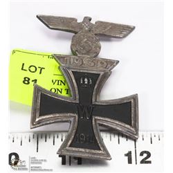 GERMAN VINTAGE IRON CROSS MARKED ON THE PIN GES