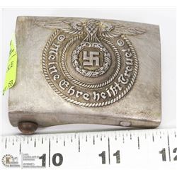 GERMAN VINTAGE SS BELT BUCKLE MARKED RZM M34/2.
