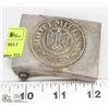 Image 1 : GERMAN VINTAGE MILITARY BELT BUCKLE MARKED RZM