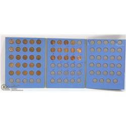 INCOMPLETE WHITMAN FOLDER OF CANADIAN PENNIES.