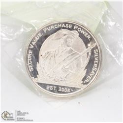 MASS METAL 1 TROY OUNCE .999 SILVER COIN