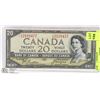 Image 1 : 1954 CANADIAN DEVILS FACE $20 BILL.