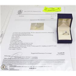 NEW BENMOSS ENGAGEMENT 14K DIAMOND RING SIZE6.5