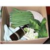 Image 1 : BOX OF SHOWHOME STAGING DECOR ITEMS -
