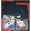 Image 1 : PAIR OF ORGANZING BINS W/ PLUMBING AND ELECTRICAL
