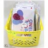 Image 1 : SMALL TOTE FULL OF ASSORTED GREETING CARDS