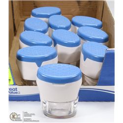 LOT OF 10 KITCHENCRAFT GARLIC SHREDDER/CHOPPER