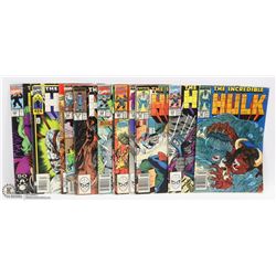COLLECTION OF 12 HULK COMICS - ON CHOICE