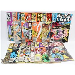 COLLECTION OF ALPHA FLIGHT COMICS