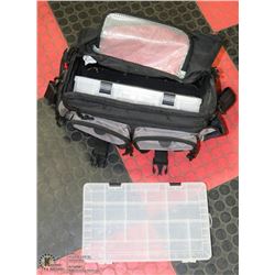 SPIDERWIRE FISHING TACKLE BAG WITH 3 PLASTIC