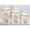Image 1 : SET OF CERAMIC CANISTERS