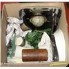 Image 1 : BOX OF SHOWHOME STAGING DECOR ITEMS -